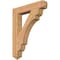 Ekena Millwork Olympic Arts & Crafts Smooth Bracket, Western Red Cedar, 5 1/2"W x 34"D x 42"H BKT06X34X42OLY03SWR - alternate 1
